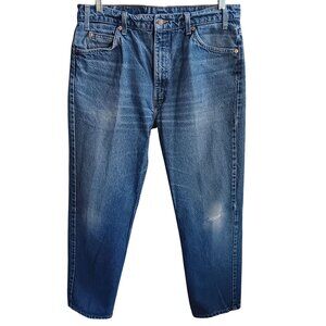 34x30 Fit Vintage Men's Jeans Levi's 505 Regular Fit Straight Leg Tag Orange Tab